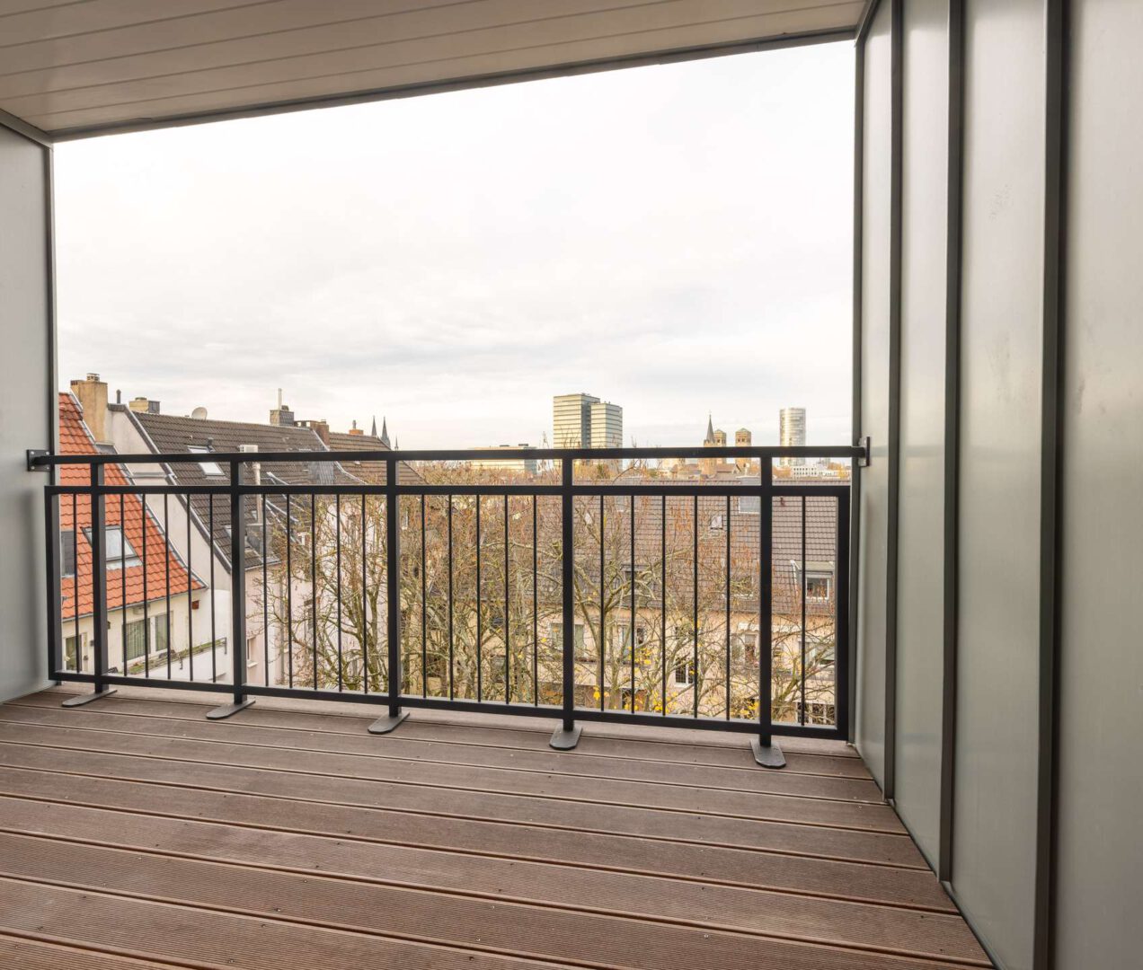 Überdachter Balkon
